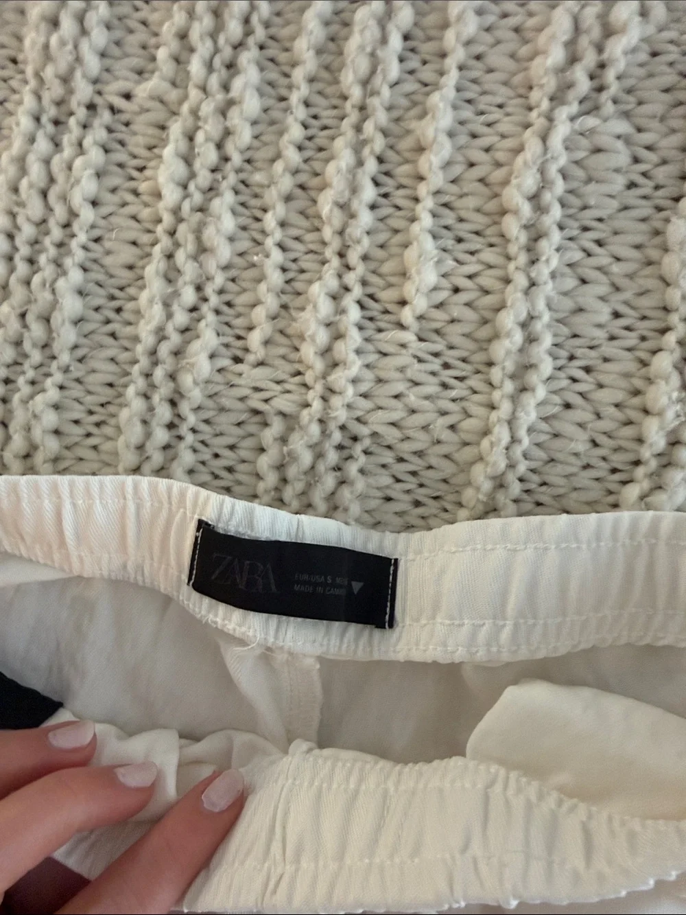 Zara comfortable white